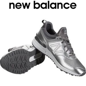 NEW BALANCE SILVER WOMEN 574 SPORT (FRESH FOAM)